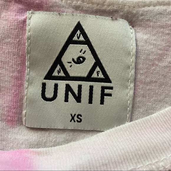 UNIF Gone Trippin pink tie dye tee - Picture 6 of 7